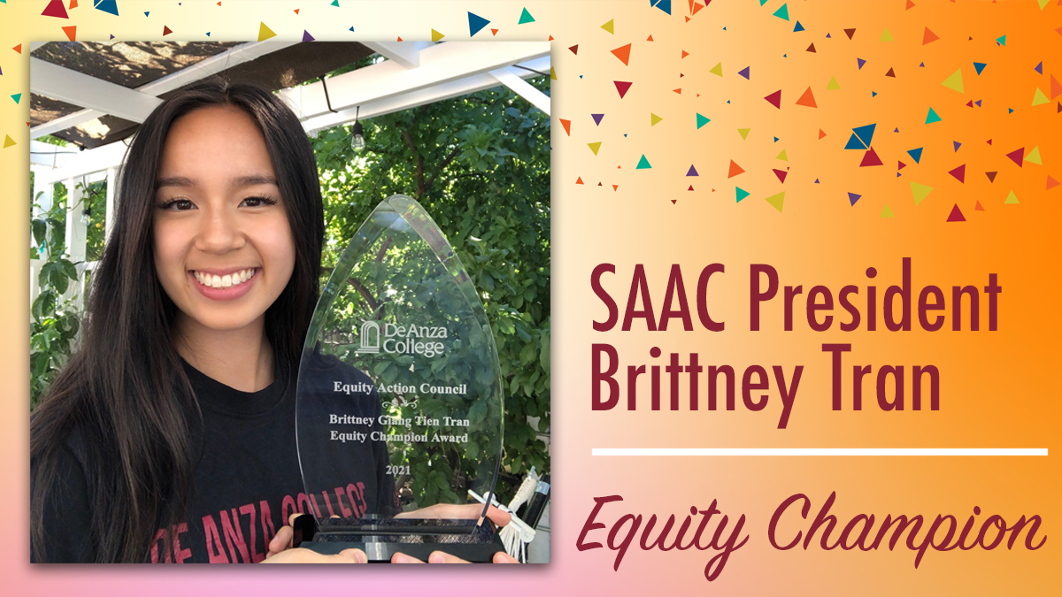 SAAC President Brittney Tran Voted Equity Champion