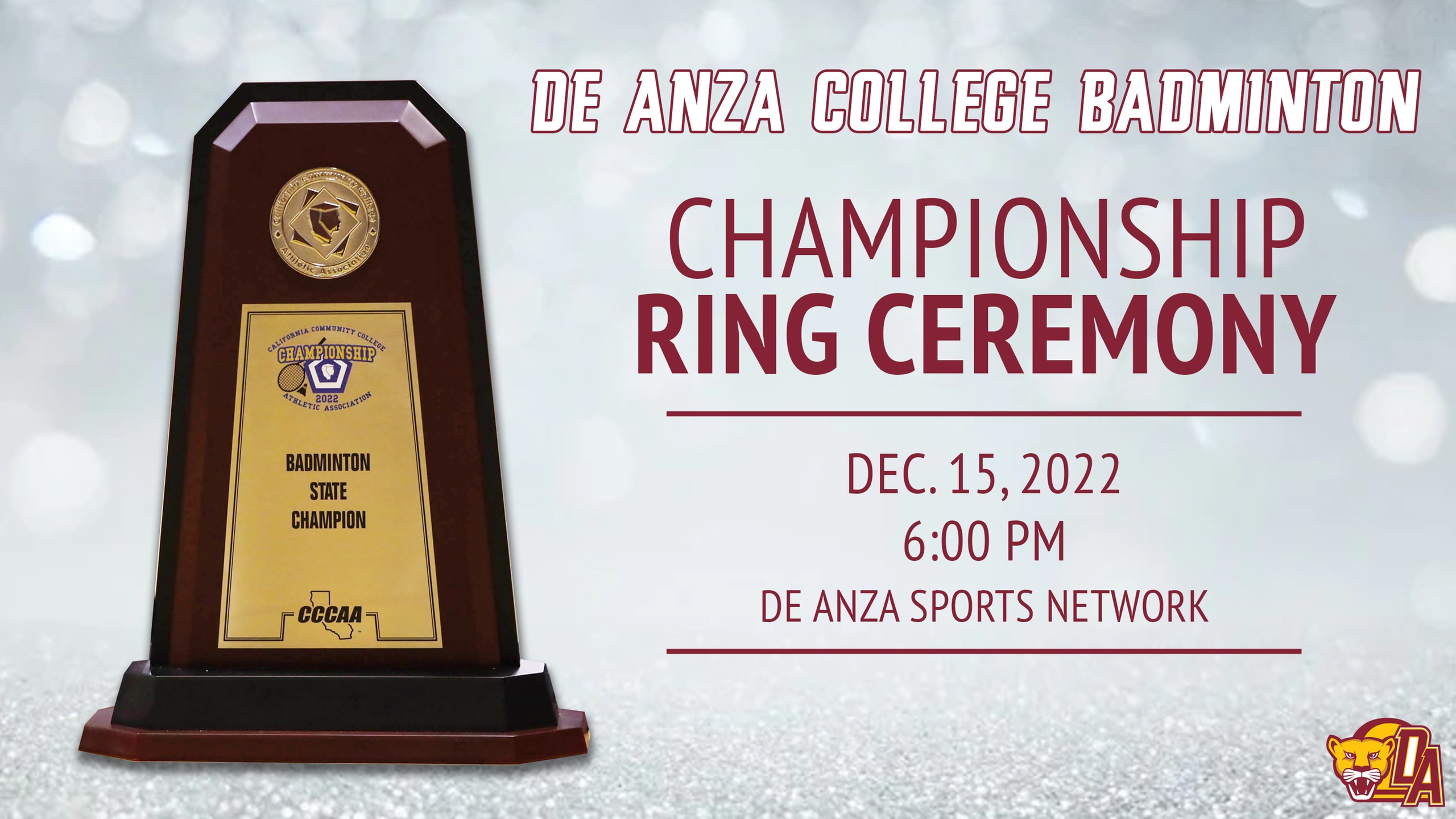 Watch Live: State Championship Ring Ceremony